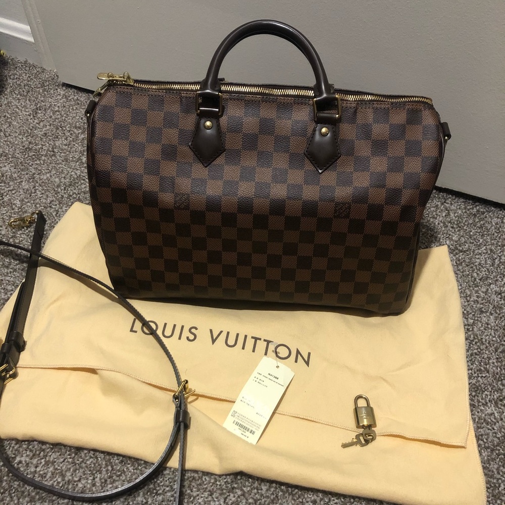 Authentic Louis Vuitton Speedy 35 Bandouliere